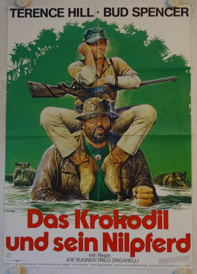 Das Krokodil und sein Nilpferd originales deutsches Filmplakat